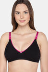 InnerSense Organic Anti Microbial Laced Soft Nursing Bra (Pack Of 2) - Black — thumbnail 2