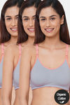 Inner Sense Organic Anti Microbial Soft Nursing Bra (Pack Of 3) - Multicolor — thumbnail 1