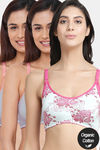 Inner Sense Organic Anti Microbial Soft Nursing Bra (Pack Of 3) - Multicolor — thumbnail 1