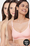 Inner Sense Organic Anti Microbial Soft Feeding Bra (Pack Of 3) - Multicolor — thumbnail 1