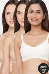 InnerSense Organic Anti Microbial Soft Feeding Bra (Pack Of 3) - Multicolor — thumbnail 1