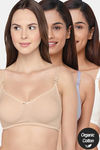 InnerSense Organic Anti Microbial Soft Feeding Bra (Pack Of 3) - Multicolor — thumbnail 1