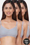 InnerSense Organic Anti Microbial Soft Feeding Bra (Pack Of 3) - Multicolor — thumbnail 1