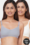 InnerSense Organic Anti Microbial Soft Feeding Bra (Pack Of 2) - Multicolor — thumbnail 1