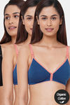 InnerSense Organic Anti Microbial Soft Nursing Bra ( Pack Of 3) - Multicolor — thumbnail 1