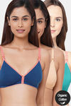 Inner Sense Organic Anti Microbial Soft Nursing Bra ( Pack Of 3) - Multicolor — thumbnail 1