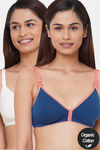 Inner Sense Organic Anti Microbial Soft Nursing Bra (Pack Of 2) - Multicolor — thumbnail 1