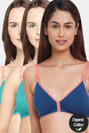 Inner Sense Organic Anti Microbial Soft Nursing Bra ( Pack Of 3) - Multicolor — thumbnail 1