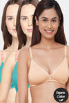 Inner Sense Organic Anti Microbial Soft Nursing Bra ( Pack Of 3) - Multicolor — thumbnail 1