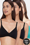 Inner Sense Organic Anti Microbial Soft Nursing Bra ( Pack Of 3) - Multicolor — thumbnail 1