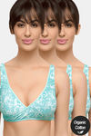 InnerSense Organic Anti Microbial Sleeping / Feeding Bra ( Pack Of 3) - Multicolor — thumbnail 1
