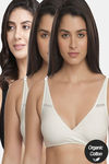 InnerSense Organic Anti Microbial Sleeping / Feeding Bra ( Pack Of 3) - Multicolor — thumbnail 1