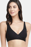 InnerSense Organic Anti Microbial Sleeping / Feeding Bra (Pack Of 2) - Black — thumbnail 2