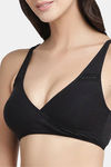 InnerSense Organic Anti Microbial Sleeping / Feeding Bra (Pack Of 2) - Black — thumbnail 5