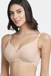InnerSense Organic Anti Microbial Padded Nonwired Feeding Bra - Skin — thumbnail 3