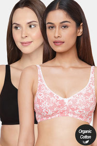 Black Pink Lace Prt