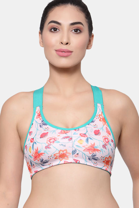 InnerSense Organic Cotton Anti Microbial Medium Impact Sports Bra (Pack Of 2) - Multicolor — image 2