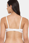 InnerSense Organic Cotton Anti Microbial Padded T-Shirt Bra - White — thumbnail 3