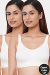 InnerSense Organic Anti Microbial Soft Cup Full Coverage Bra (Pack Of 2) - White — thumbnail 1