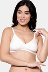 InnerSense Organic Cotton Anti Microbial Backless Non-Padded Seamless Bra (Pack Of 2) - White — thumbnail 2