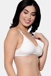 InnerSense Organic Cotton Anti Microbial Backless Non-Padded Seamless Bra (Pack Of 2) - White — thumbnail 3