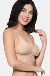 InnerSense Organic Cotton Anti Microbial Backless Non-Padded Seamless Bra ( Pack Of 3) - Multicolor — thumbnail 3