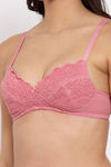 InnerSense Organic Cotton Anti Microbial Laced Cushioned Padded Bra - Multicolor — thumbnail 4