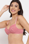 Inner Sense Organic Cotton Anti Microbial Laced Cushioned Padded Bra (Pack Of 2) - Multicolor — thumbnail 7