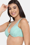 InnerSense Organic Cotton Anti Microbial Laced Cushioned Padded Underwired Bra (Pack Of 3) - Multicolor — thumbnail 7