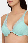 InnerSense Organic Cotton Anti Microbial Laced Cushioned Padded Underwired Bra (Pack Of 3) - Multicolor — thumbnail 9