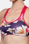 InnerSense Organic Cotton Anti Microbial Medium Impact Sports Bra - Purple — thumbnail 4