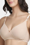 InnerSense Padded Non Wired Full Coverage Maternity / Nursing Bra (Pack of 3) - Multicolor — thumbnail 5