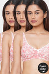 InnerSense Double Layered Non Wired Full Coverage Super Support Bra (Pack of 3) - Multicolor — thumbnail 1