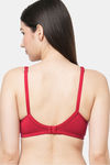 InnerSense Double Layered Non Wired Full Coverage T-Shirt Bra - Maroon — thumbnail 2