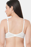 InnerSense Double Layered Non Wired Full Coverage T-Shirt Bra - Milky White — thumbnail 2