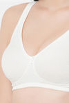 InnerSense Double Layered Non Wired Full Coverage T-Shirt Bra - Milky White — thumbnail 6
