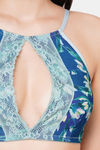 InnerSense Padded Non Wired 3/4Th Coverage Cage Bra - Green Print — thumbnail 5