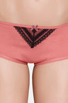 InnerSense Medium Rise Full Coverage Boyshort - Coral — thumbnail 3