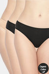 InnerSense Anti Microbial Medium Rise Full Coverage Bikini Panty (Pack of 3) - Multicolor — thumbnail 1