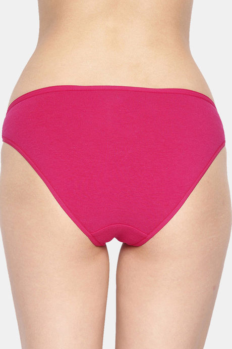 InnerSense Anti Microbial Medium Rise Full Coverage Bikini Panty (Pack of 3) - Multicolor — image 3