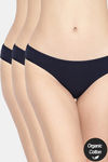 InnerSense Anti Microbial Medium Rise Full Coverage Bikini Panty (Pack of 3) - Multicolor — thumbnail 1