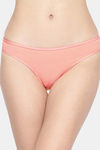 InnerSense Anti Microbial Medium Rise Full Coverage Bikini Panty (Pack of 2) - Peach Black — thumbnail 4