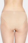 InnerSense Anti Microbial Medium Rise Full Coverage Bikini Panty (Pack of 2) - Skin Skin — thumbnail 3