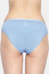 InnerSense Anti Microbial Medium Rise Full Coverage Bikini Panty (Pack of 2) - Sky Blue Skin — thumbnail 3