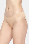 InnerSense Anti Microbial Medium Rise Full Coverage Bikini Panty (Pack of 2) - Sky Blue Skin — thumbnail 7