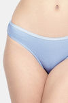 InnerSense Anti Microbial Medium Rise Full Coverage Bikini Panty (Pack of 2) - Sky Blue Skin — thumbnail 9
