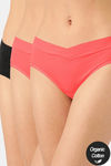 InnerSense Anti Microbial Medium Rise Full Coverage Bikini Panty (Pack of 3) - Multicolor — thumbnail 1