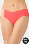 InnerSense Anti Microbial Medium Rise Full Coverage Bikini Panty (Pack of 2) - Pink Skin — thumbnail 1