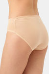 InnerSense Anti Microbial Medium Rise Full Coverage Bikini Panty (Pack of 2) - Skin — thumbnail 3