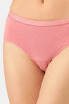 InnerSense Anti Microbial High Rise Full Coverage Hipster Panty (Pack of 2) - Mauve — thumbnail 4